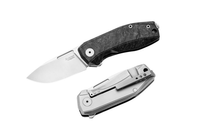 ●● ライオンスチール NA01 CF NANO 折り畳み ナイフ マグナカット鋼 カーボンファイバー ハンドル,lionSTEEL Sheath knife ミリタリー アウトドア キャンプ サバイバル サバゲー