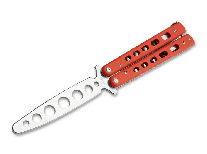 ボーカー プラス 01BO712 バリソン トレーニング 折り畳みナイフ,BOKER Balisong Trainer Red ミリタリー アウトドア キャンプ サバイバル サバゲー 10,124円