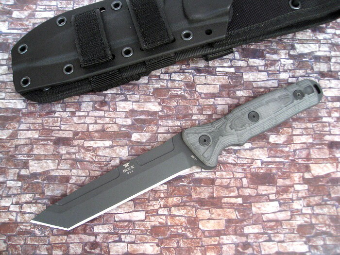 楽天市場 バック Buck 3bks Gkc タントー グラウンドコンバット ナイフ ブラック 5160鋼 G 10 ハンドル Gck Ground Combat Knife Tanto Black アームズギア