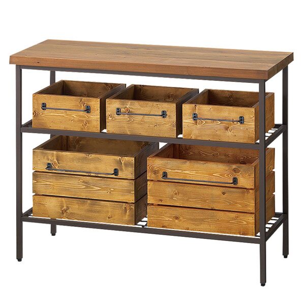 収納ボックス 箱 木箱 収納ケース ウッドボックス 引き出し Switch 木製 収納box アンティーク ケース レトロ ストレージボックス Lサイズ 幅45cm 高さ28cm 木目 キッチン収納 木 箱 カントリー 収納box おしゃれ Switch スウィッチ 約幅50cm 約奥行40cm 約高さ30cm