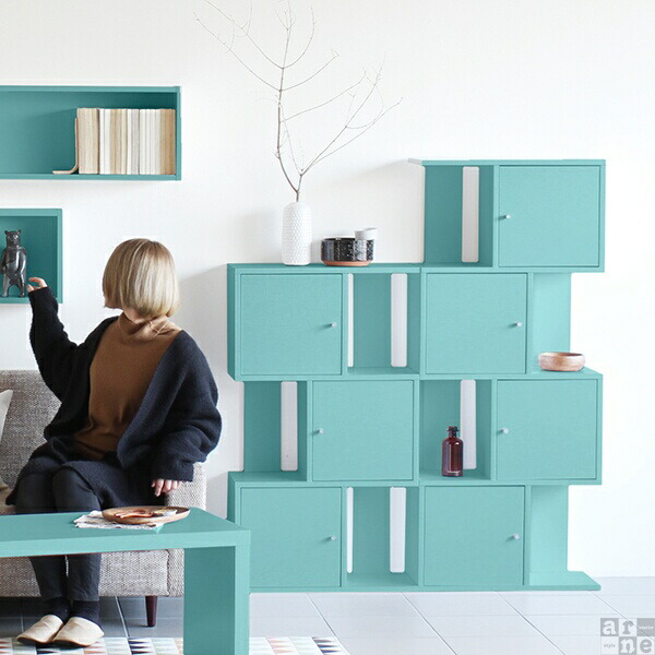 オープンラック 薄型 本棚 完成品 扉付き カラーボックス かわいい 約幅60cm 約奥行25cm 大容量 棚 ラック 扉付 扉付きラック ジグザグ S字ラック スリム 本箱 木 収納 オシャレ 扉 オープンシェルフ 木製 キャビネット ディスプレイラック ディスプレイ ブックシェルフ S