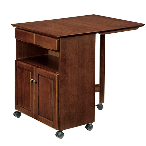 楽天市場 キッチンワゴン 折りたたみ バタフライ ワゴン キャスター バタフライワゴン カウンターワゴン 台 テーブル キッチン カウンター キャスター付き 木製 完成品 スリムキッチンワゴン ラック 収納 棚 収納棚 サイドテーブル 作業台 家具 ブラウン Arne