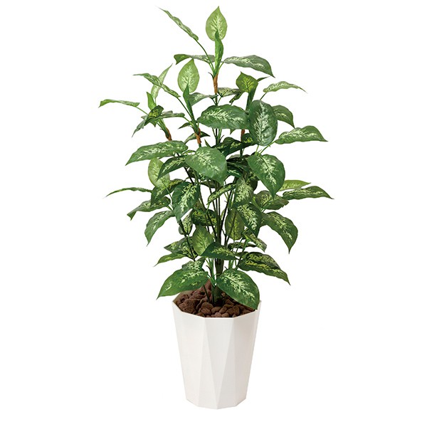 観葉植物 光触媒 植物 人工観葉植物 グリーン 造花 分解 大型 抗菌 防汚 水やり不要 ディフェンバキア1.1 消臭 ホルムアルデヒド 高さ110cm フェイクグリーン アートグリーン 人工 フェイク プレゼント 引っ越し祝い 新築祝い 開店祝い おすすめ リビング｜国産サイズオーダー家具 arne