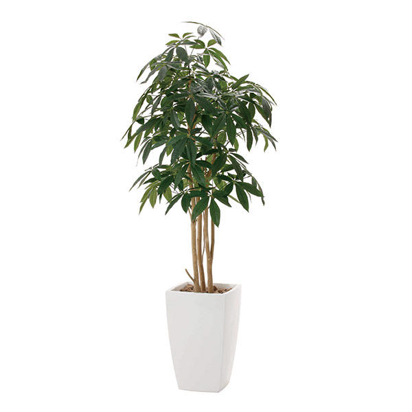 人工観葉植物 光触媒 観葉植物 フェイクグリーン 人工植物 アーバンパキラ1.8 インテリア 高さ180cm 防汚 消臭 抗菌 おしゃれ 開店祝い おすすめ リビング