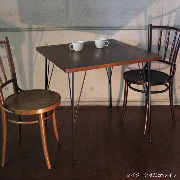 ダイニングテーブル アンティーク調 シェルフ 小さい アイアン コンパクト 60cm レンジ台 60 木目 テレビ台 食卓テーブル レトロ 2人 2人用 おしゃれ 二人用 アンティーク 単品 正方形 Arne インテリア家具と雑貨 小さい ダイニングテーブル アイアン コンパクト 60cm