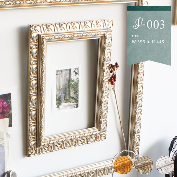 楽天市場】フレーム アンティーク 額縁 フレームのみ ゴールド 壁飾り