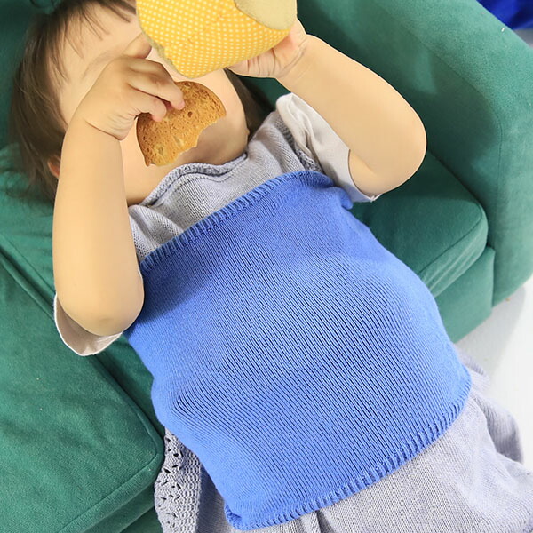 腹巻ベビーキッズコットンシームレス無縫製シンプルはらまき無地おしゃれ男の子女の子0歳1歳ホールガーメント子供用防寒あったか子ども用ニット綿mocJerseyBellywarmerSDonut