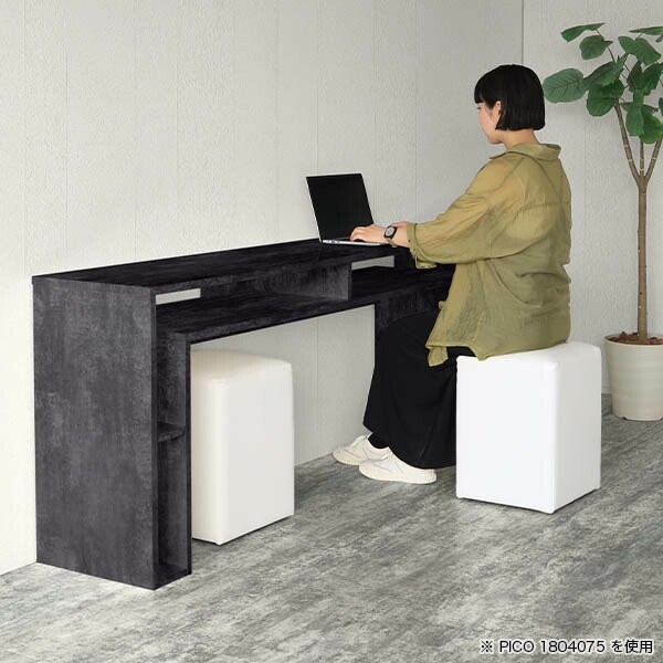 キャビネット 収納 玄関 コンソール ディスプレイラック ブラック 鏡面 国産 おしゃれ スタンディング 机 完成品 収納テーブル インテリア  ショップ オフィス エントランス シンプル モダン キッチン 在宅ワーク 長方形 高級感 収納家具