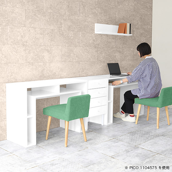 サイドテーブルディスプレイラック電話台収納棚カフェテーブルホワイト鏡面オープンラック日本製おしゃれ完成品収納棚ショップオフィス待合室シンプルモダンダイニング在宅勤務デザインラック机高級感【幅80奥行55高さ80cmPICO805580nail】