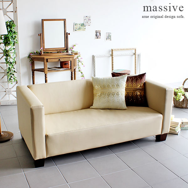 楽天市場】ソファー 2人掛け 二人掛け 合皮 北欧 コンパクト 合成皮革