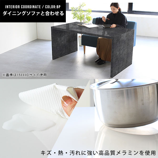 ラック本棚シェルフ作業台メラミンディスプレイラック幅125cm奥行70cm高さ60cmZERO-X12570Hnailコの字鏡面テーブル高品質モダンショップホテルおしゃれサイズオーダー多目的ラック別注