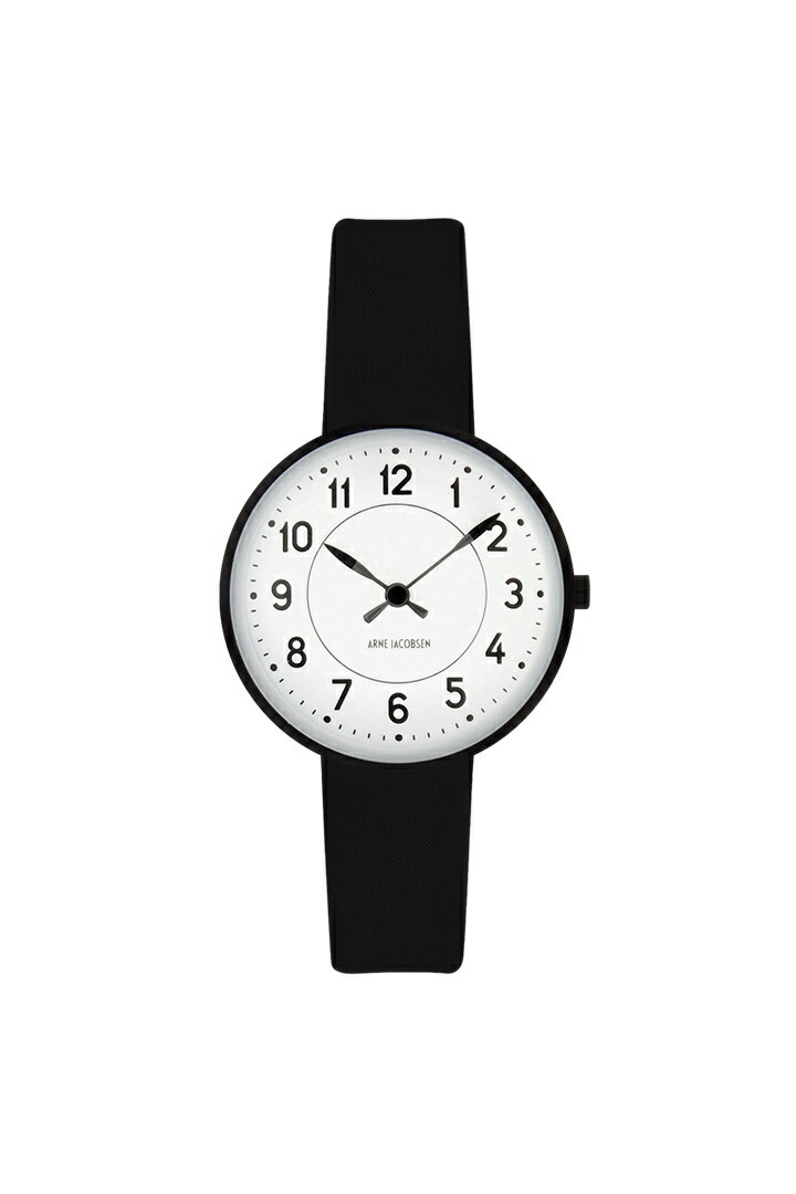 時計 ARNE JACOBSEN WATCH STATION BLACK 34mm 楽天市場】ARNE JACOBSEN WATCH STATION BLACK アルネヤコブセン