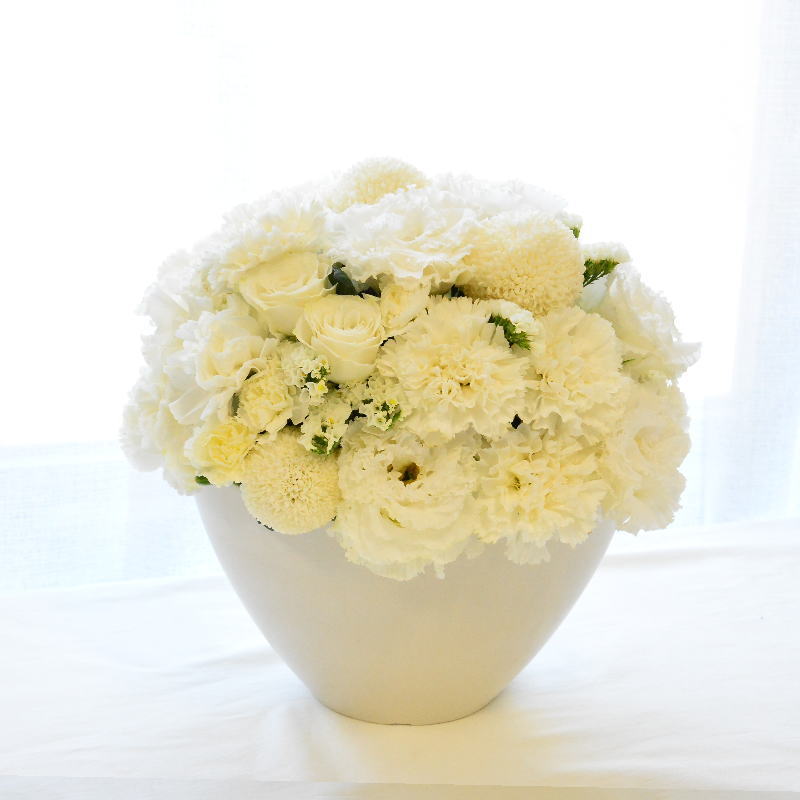 限定版 敬老の日 夏ギフト あす楽 花 フラワーアレンジメント 生花 白い花 ギフト 結婚祝い フラワーギフト ピンポンマム 送料無料 白グリーン プレゼント 受付 記念日 新築祝い おしゃれ ウエディング お祝い A Ng Www Kinsbraegroup Com