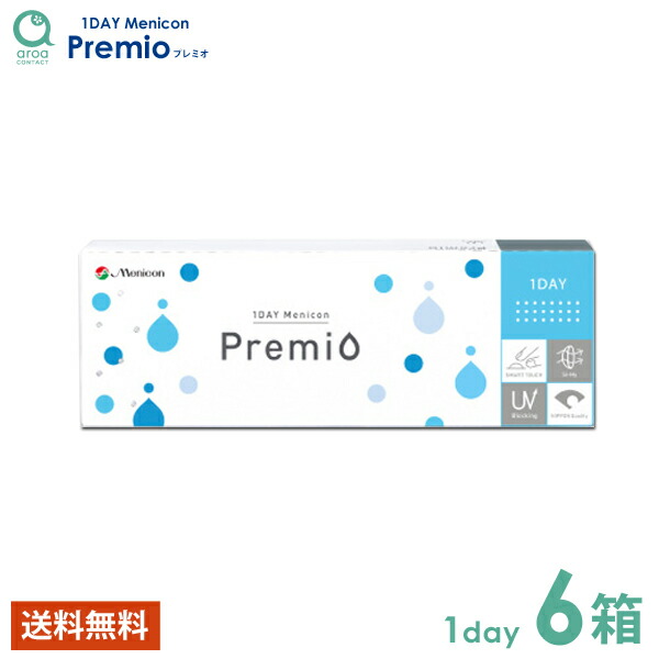 メニコン 壱デー プレミオ 30枚×6箱 MENICON 使い捨て 貨物輸送無料