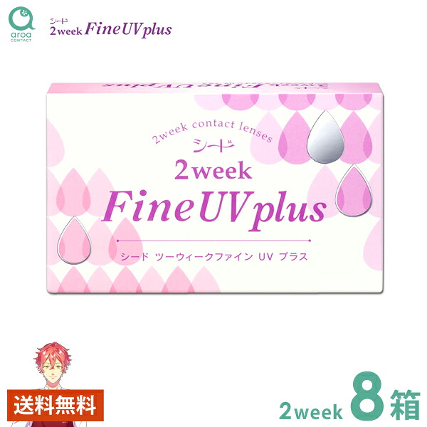 2ウィークファインUVプラス 2ウィーク 6枚×8箱 シード SEED 使い捨て 送料無料