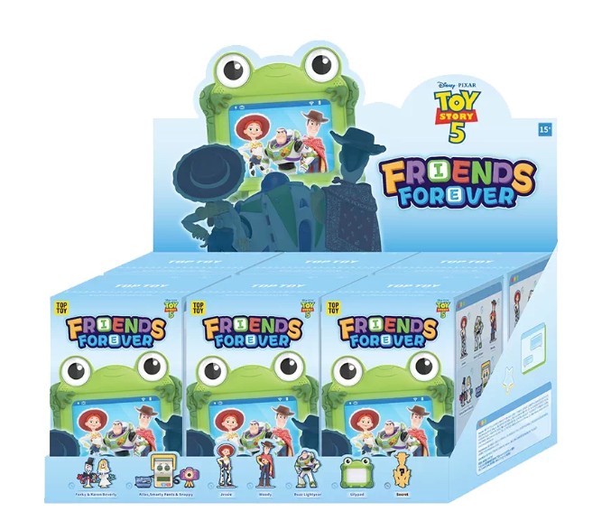 送料無料 公式正規品 TOPTOY トイストーリー5 フィギュア フレンズ フォーエバー 永遠のなかま シリーズ 正規品 ディズニー 被りなし6種セット ピクサー トップトイ アソートボックス 新品未開封 1BOX6個いり コンプリート 全7種類 1ボックス｜AROM