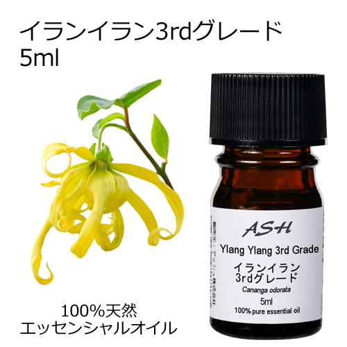 楽天市場 オーガニック イランイラン 1stグレード エッセンシャルオイル 5ml アロマオイル 精油 ファーストグレード エキゾチック系 Organic Ylang Ylang Aeaj表示基準適合認定精油 アッシュ Ash 楽天市場店