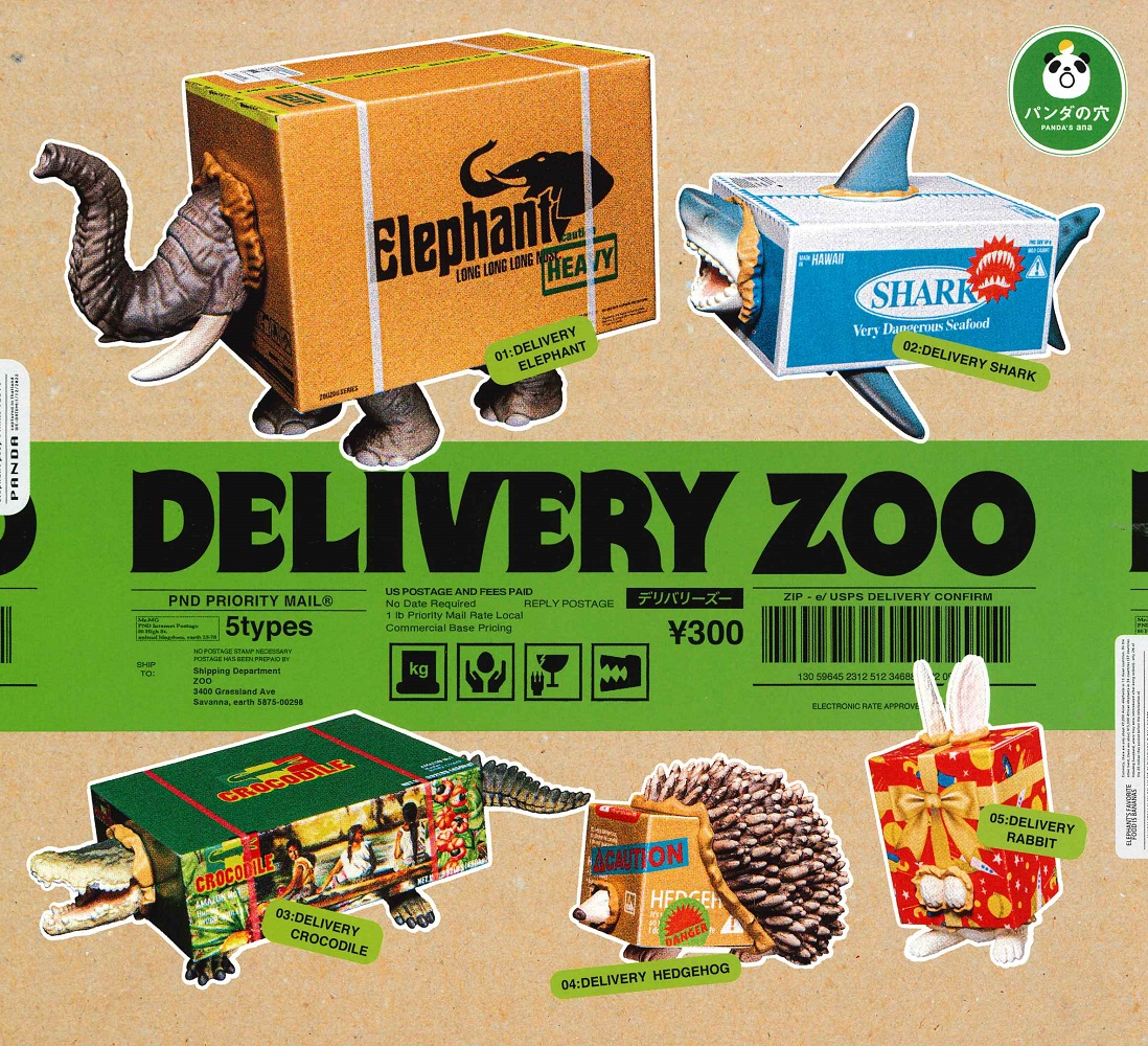 たんだはzooき全コンプセット 楽天市場】DELIVERY ZOO パンダの穴 デリバリーズー 全5種セット