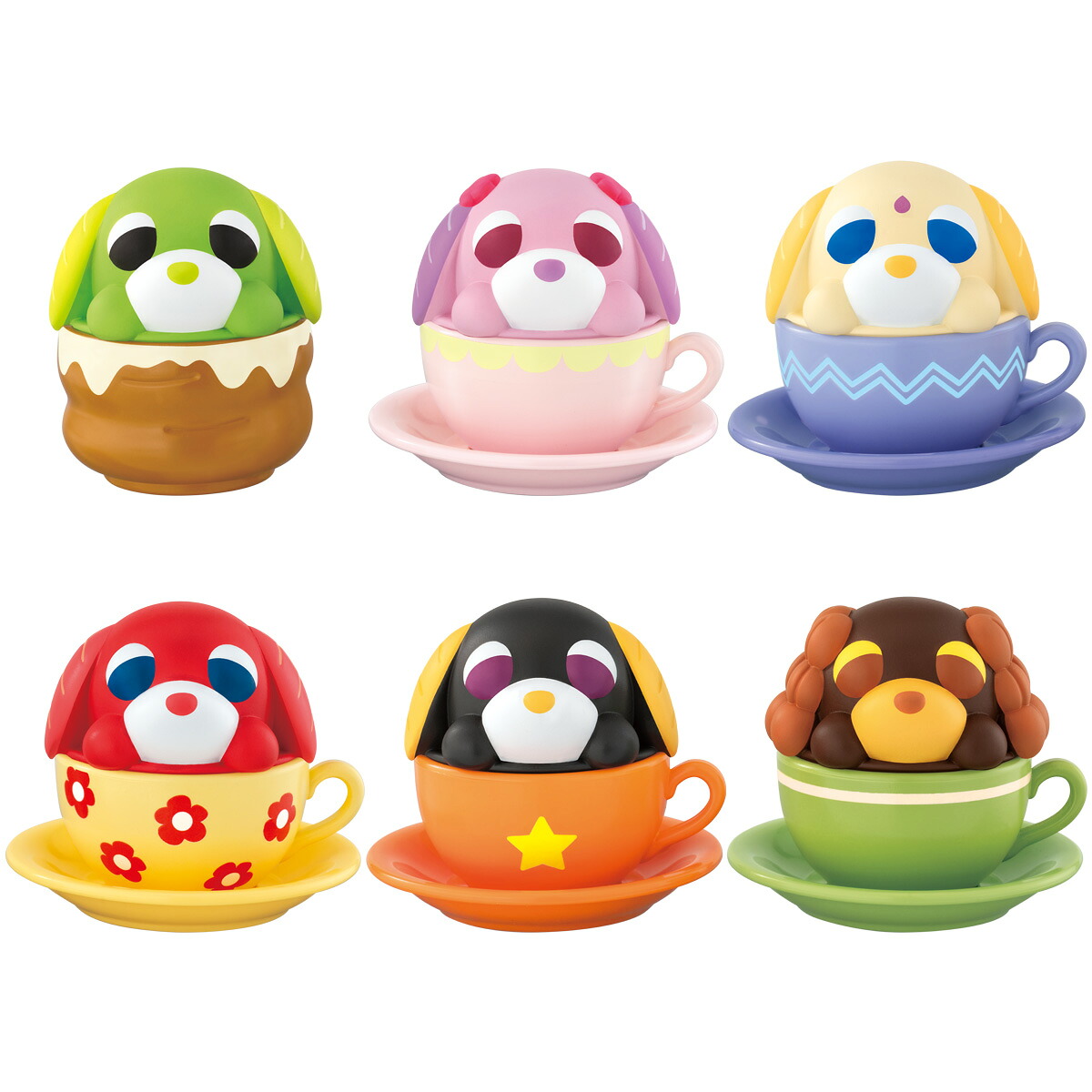 お茶犬 sweets マスコット フィギュア ストラップ コンプ まとめ売り お茶犬SWEETS マスコット 1 Box 10pcs | HLJ.co.jp お茶犬 sweets
