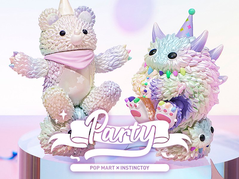 楽天市場】POPMART×INSTINCTOY 【Muckey & Monster Fluffy Party Set