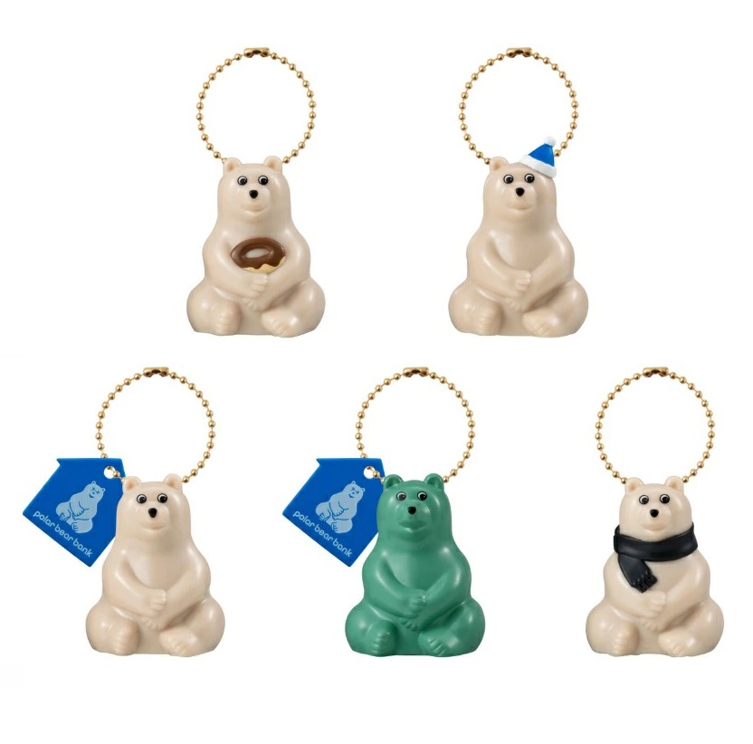 楽天市場】polar bear bank ポーラーベアバンク ミニチュアチャーム 全
