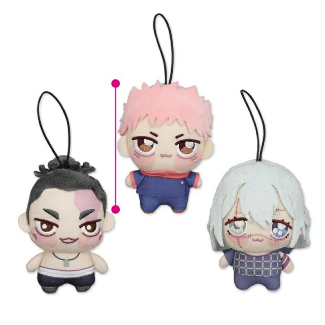 楽天市場】呪術廻戦 ちょぴぬいぷち(3)全3種(虎杖悠仁・東堂葵・真人