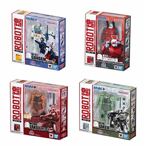 楽天市場】機動戦士ガンダム ROBOT魂 ミニチュアコレクション 全4種