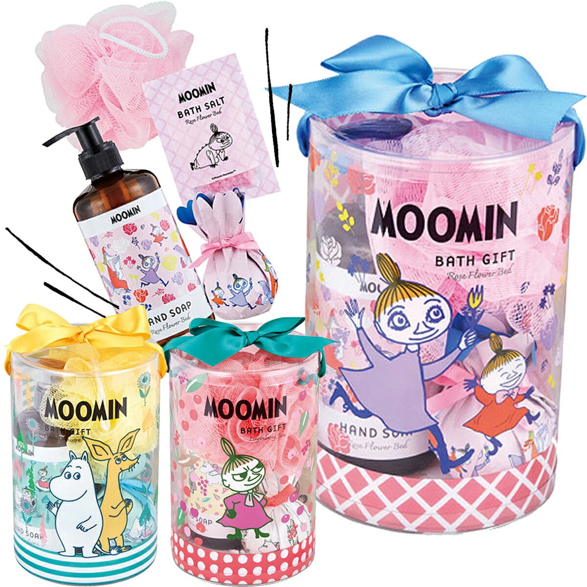 楽天市場】MOOMIN ムーミン バスギフト 入浴剤 ハンドソープ バスボム