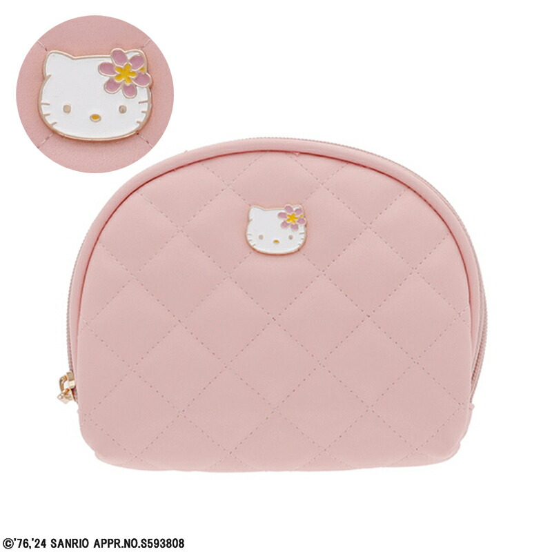 ハローキティー エンジェル キルティング ラブレターポーチ  新品　サンリオ ハローキティ エンジェルキルティングラブレターポーチ ピンク