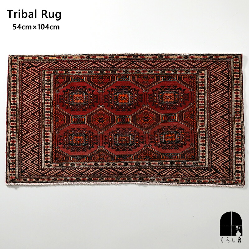 楽天市場】アンティーク オールド絨毯(f) W93cm×H65cm ラグ イラン