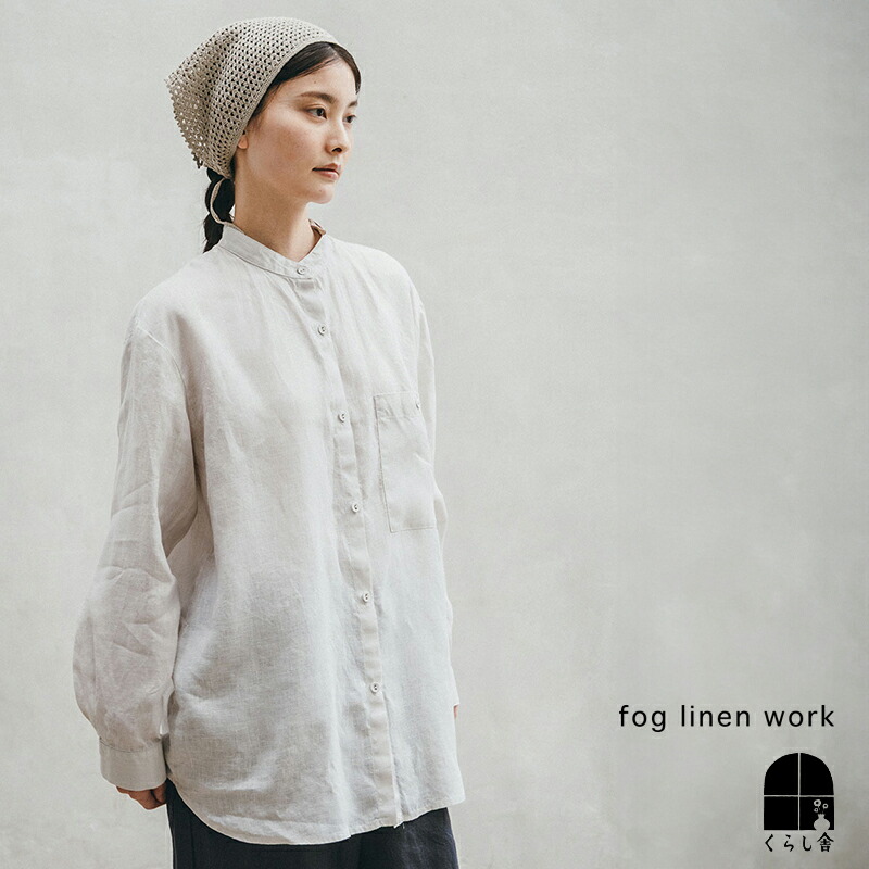 cream cheese　フォグリネンワーク　リネンブラウス　新品未使用 楽天市場】fog linen work ブラウスの通販