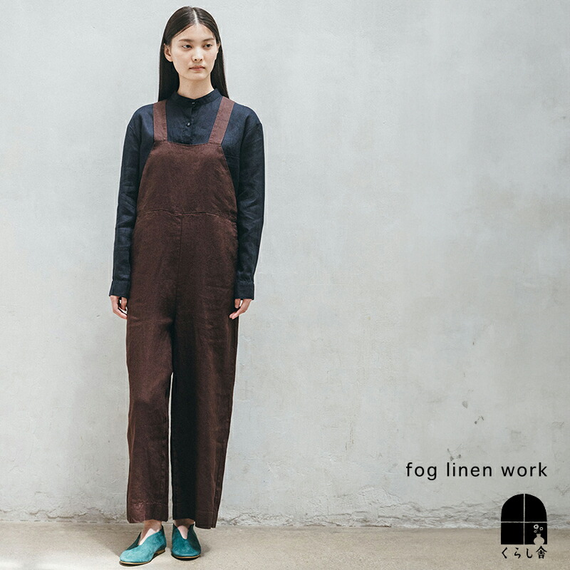 ☆みっちゃん☆◡̈別注fog linen work | リネンサロペット 当店別注】fog linen work / リネンサロペット（サイズ1