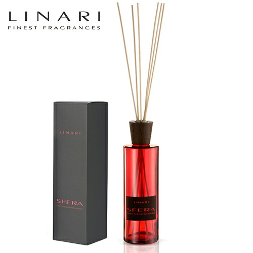 【送料無料】LINARI リナーリ ルームディフューザー 500ml SFERA スフェラ ナチュラルスティック RUBY LINE 正規品 ◆リード/アロマ/diffuser/芳香/フレグランススティック/ホームフレグランス