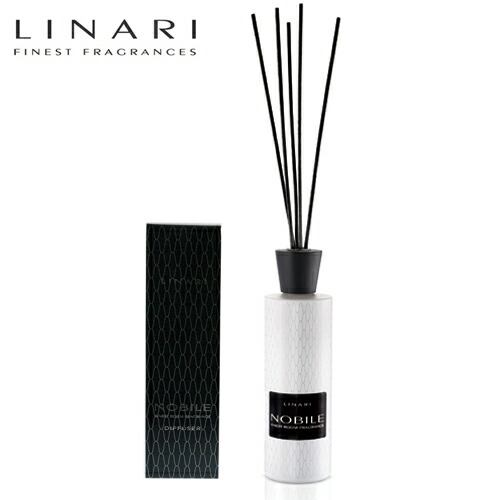 【貨物輸送無料】LINARI リナーリ ルームディフューザー 500ml NOBILE 否建造物 黒いこと突っ支い棒 WAVE LINE ウェーブライン 定まり品 ◆先んじる/馨り/diffuser/芳ばしさ/フレグランススティック/ホームフレグランス