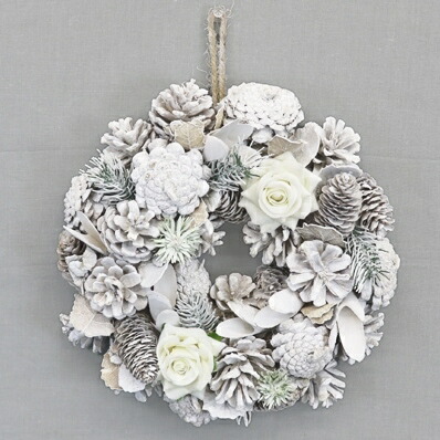 楽天市場】【サンプルセール】『ホワイトパインシルバーボール リース