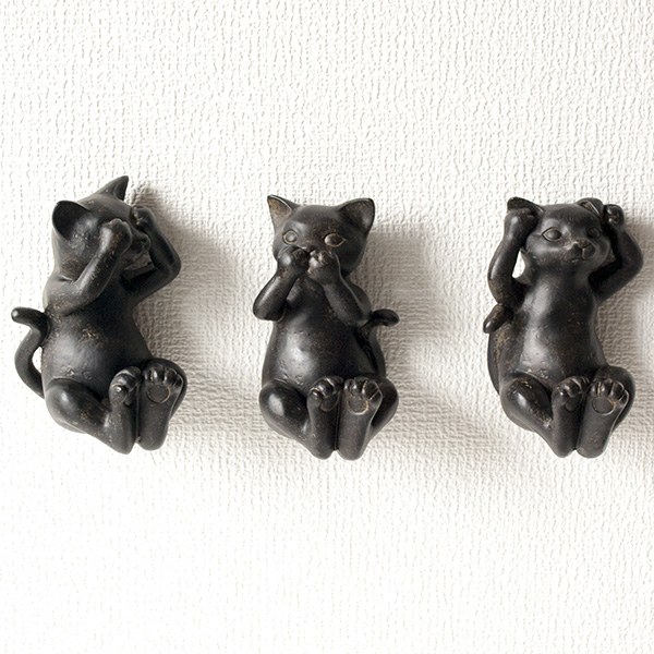 猫 壁飾り 楽天市場】猫 壁掛け フック ウォールフック 猫雑貨 ねこ キーフック