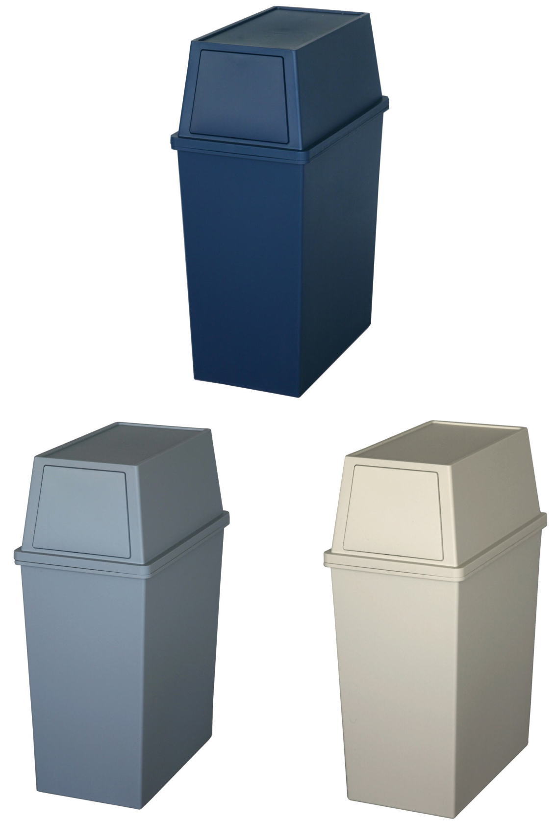 平和工業　積み重ねゴミ箱ワイド４５L　２個セット<br>