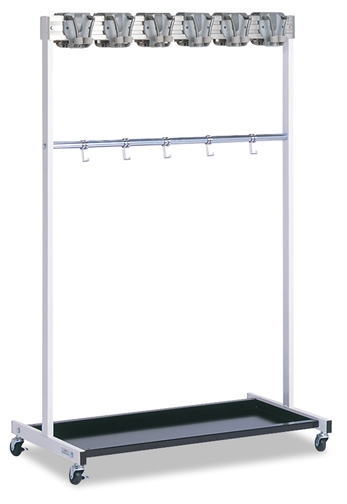 【法人様専用】【製造業者直送】コアラモップハンガーA型 （12本掛）CE-491-410-0 ～テラモト～『モップハンガー』『大型納める印字機』