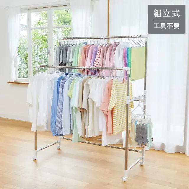 天馬 PORISH 室内物干しポーリッシュ いっぱい干せる伸縮自在多役立つこと物干し なおなお書き-30