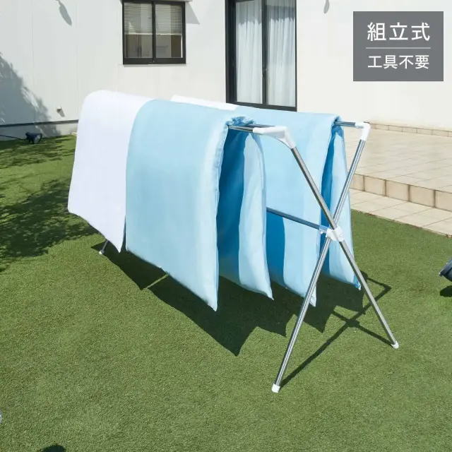 天馬 PORISH 布団干しポーリッシュ 伸縮式布団干しX型ダブル赤ちょうちん  なおなお書き-26WB