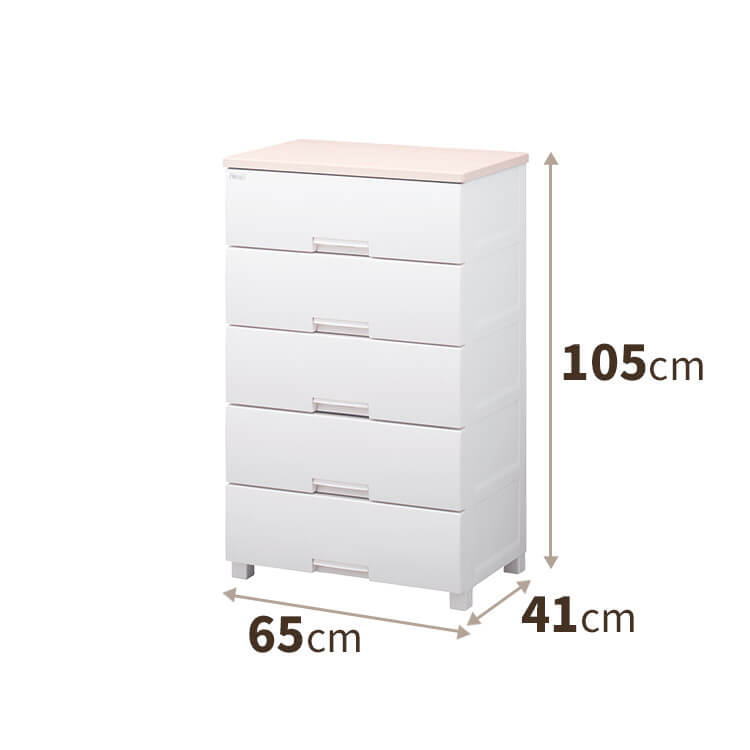 天馬 フィッツプラス 5段 メープル F6505 幅65×奥行41×高さ105 チェスト フィッツプラス 5段 メープル 奥行約41×幅65×高さ105cm F6505