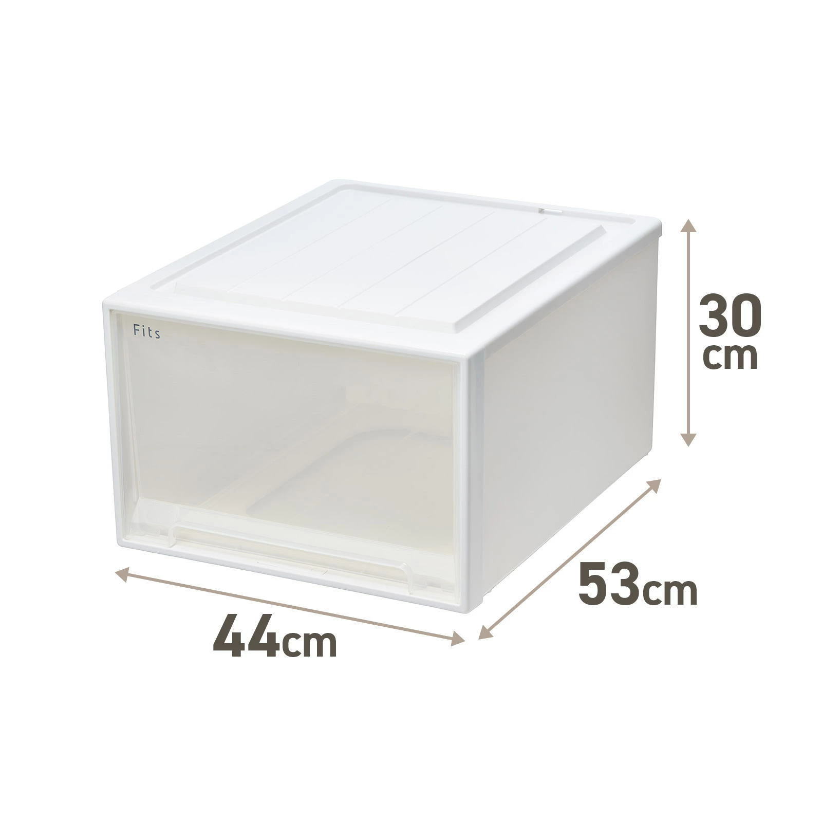 【まとめ買いがお得】天馬 フィッツケース 53-44L（広広としたL-53）【単品売りわたす】【2個書き割り】【4個書き割り】