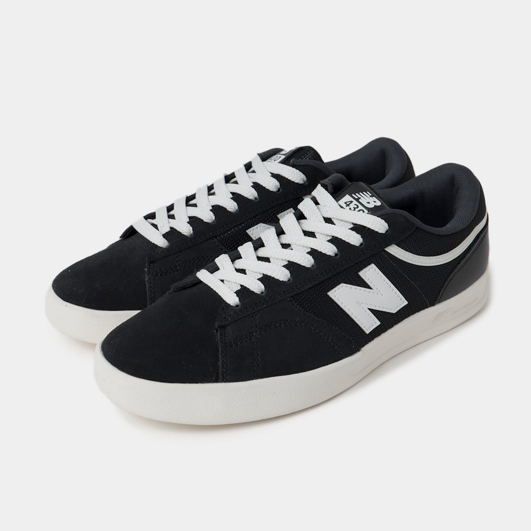 [クーポン＆P2倍！]海外限定 NEW BALANCE ニューバランス ヌメリック 430 スニーカー NUMERIC NM430BWH BLACK/WHITE ( 日本未発売 黒 ブラック 白 ホワイト スケート SKATE メンズ )
