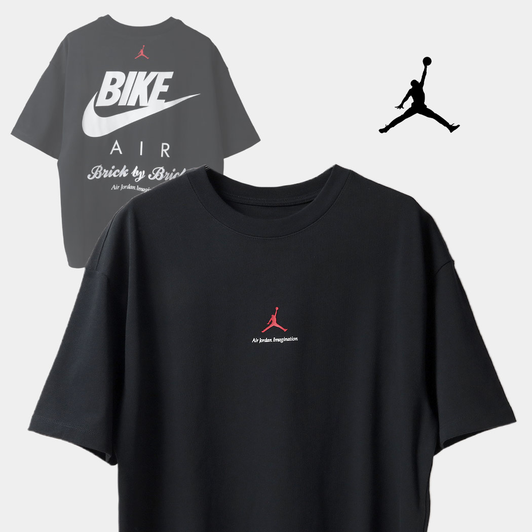 [クーポン＆P2倍！]Nigel Sylvester × NIKE ナイキ バイク Tシャツ ナイジェル TEE JORDAN M J BIKE TEE BLACK ( 黒 ブラック コラボ アパレル トップス メンズ HQ1736-010 )
