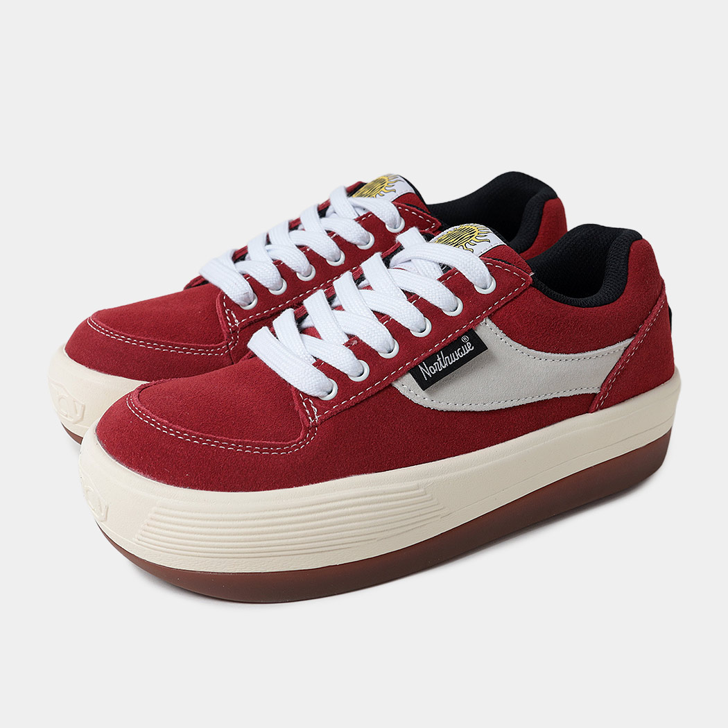【1000円OFFクーポン発行中!】NORTHWAVE ノースウェーブ エスプレッソ スエード スニーカー ESPRESSO SUEDE RED/WHITE ( 赤 レッド 白 ホワイト 国内正規品 レディース メンズ 厚底 NW-001 ) 16,117円