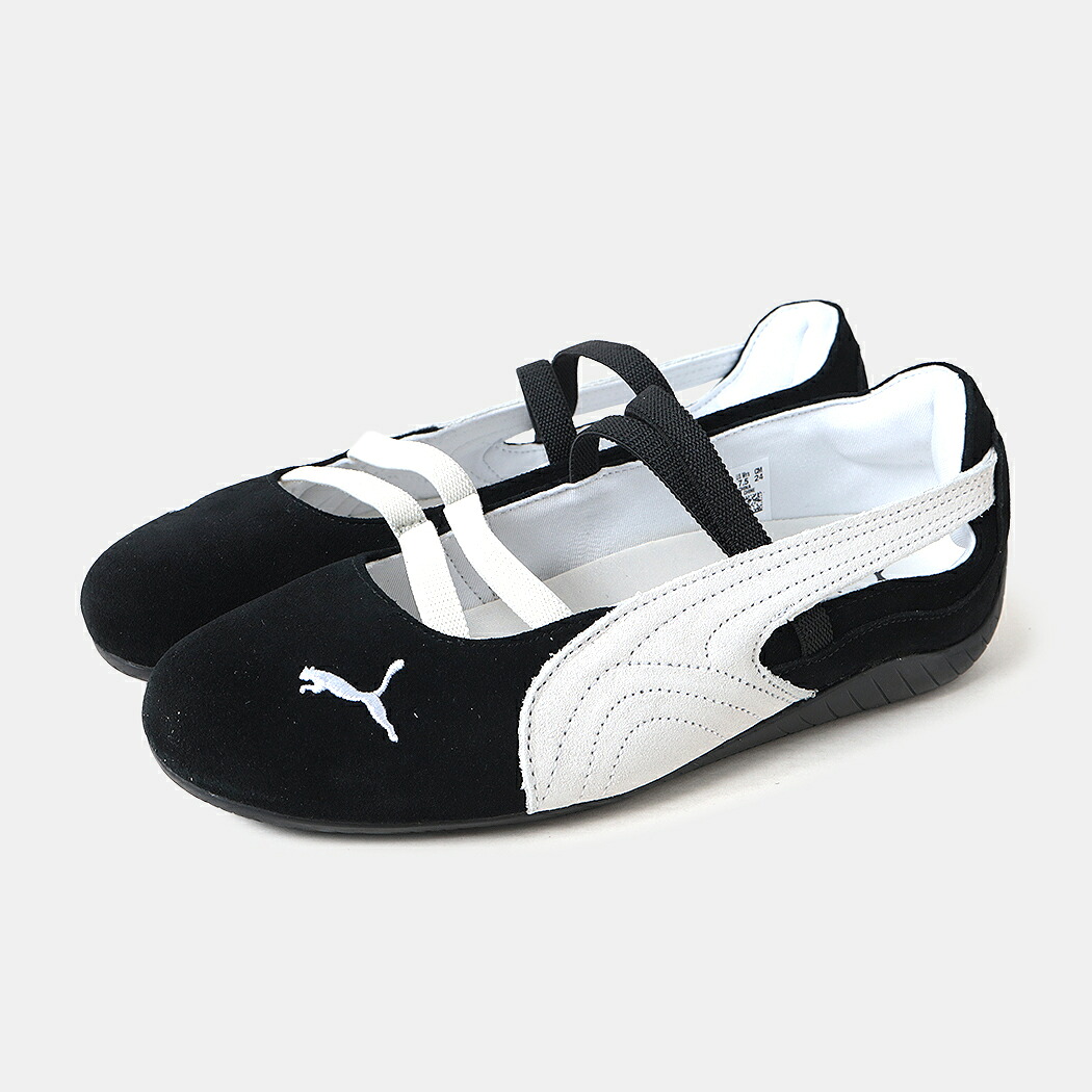 [クーポン＆P2倍！]PUMA プーマ ウィメンズ スピードキャット バレエ シューズ スニーカー SPEEDCAT BALLET PUMA-BLACK ( 黒 ブラック フラット レディース 401287-06 ) 8,554円