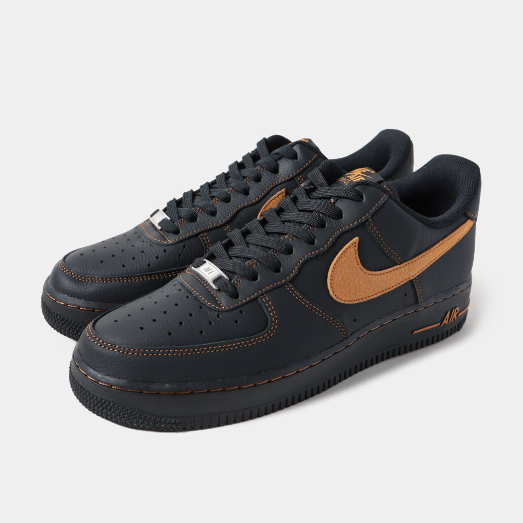 [クーポン＆P2倍！]NIKE ナイキ エアフォース スニーカー AIR FORCE 1 LOW '07 LV8 STITCH PACK ( ブラック 黒 ブラウン AF1 茶色 メンズ HQ2037-003 )｜aroundo