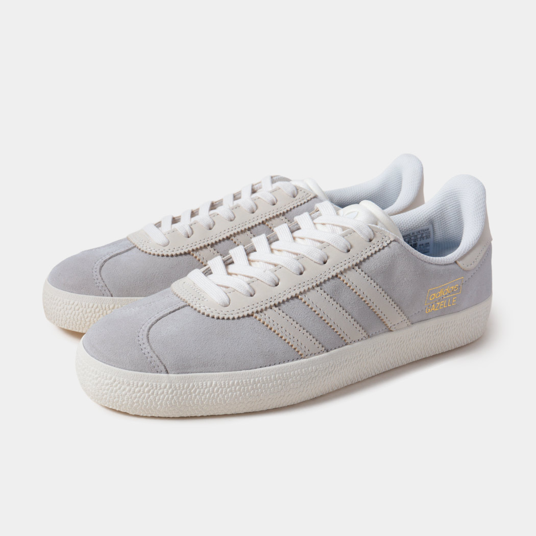 【お買い物マラソン限定クーポン配布中!!】adidas アディダス ガゼル スニーカー GAZELLE ADV GREY TWO/CHALK WHITE/GOLD METALLIC ( ホワイト 白 ローテク メンズ JQ3723 ) 8,385円