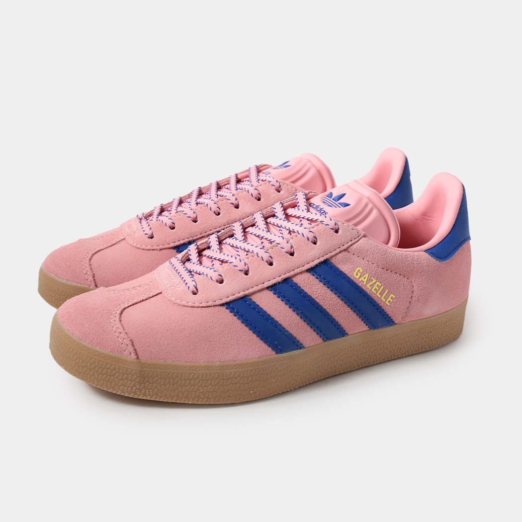 [クーポン＆P2倍！]adidas アディダス ガゼル スニーカー GAZELLE W SEMI PINK SPARK / LUCID BLUE / PURE SULFUR ( ピンク ガッツレー レディース ウィメンズ JH7213 )