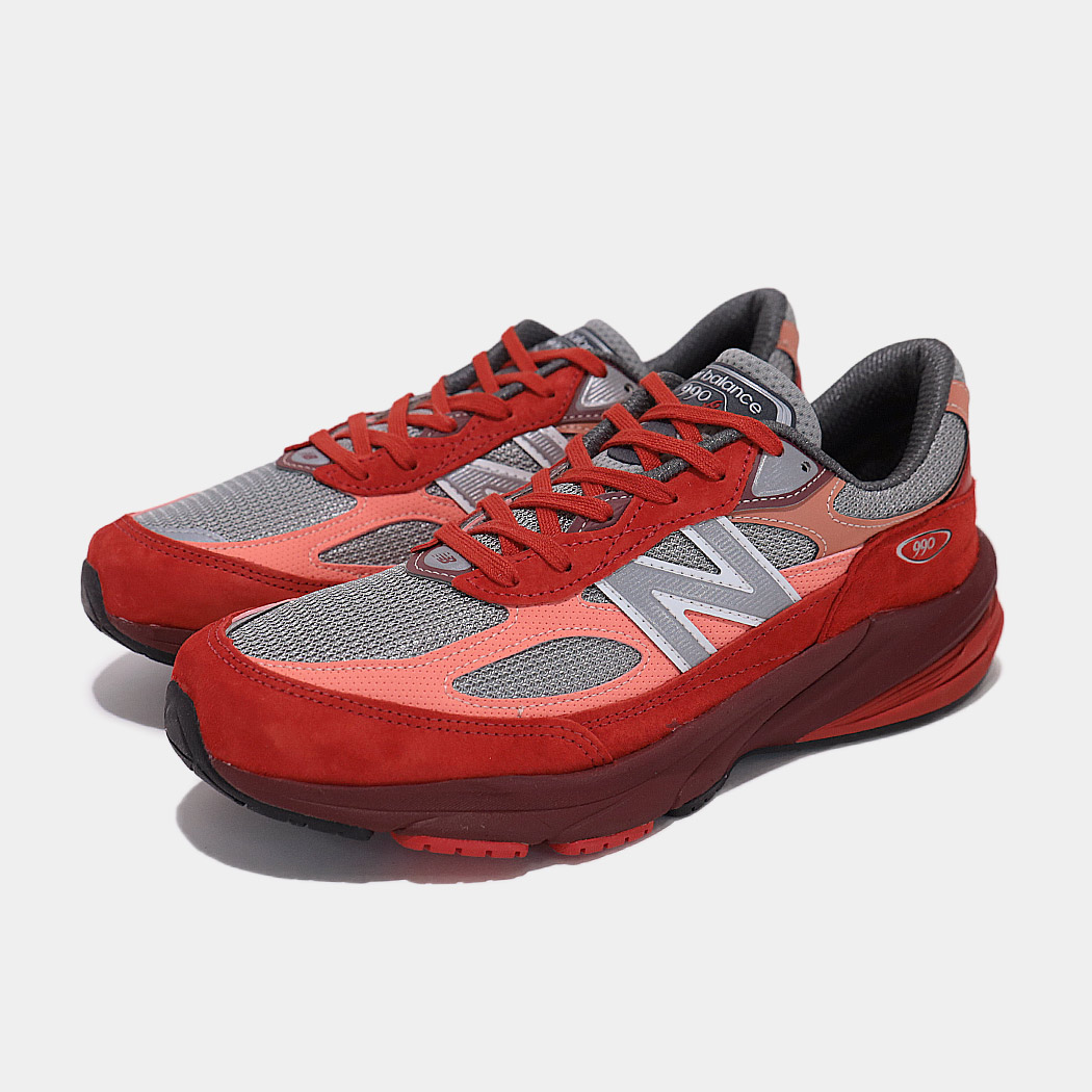 [クーポン＆P2倍！]NEW BALANCE ニューバランス 990 V6 スニーカー U990RT6 made in USA COMMUNITY RED ( レッド 赤 メンズ 1906 9060 990 991 992 993 アメリカ製 米国製 )